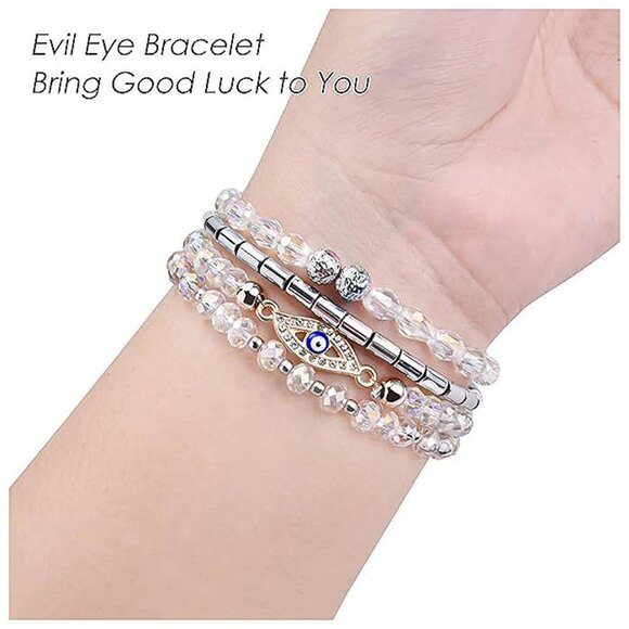 Bracelet Compatible with Apple Watch Band 38mm 40mm 41mm Women, Clear - Picture 4 of 6